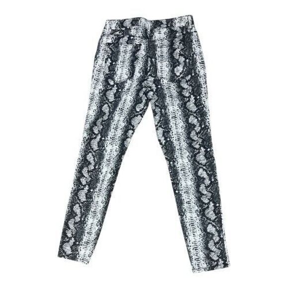 Tinseltown Junior Grey Snake Print 5-Pocket Stretch Slim Leg Jean Size 7 Zipper - Picture 6 of 12